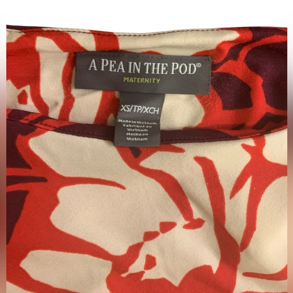 A Pea in the Pod floral maternity dress, size XS - Picture 4 of 4
